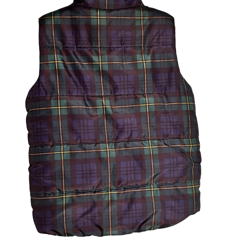 Kids‎ Tommy Hilfiger Plaid Puffer Vest Red Lined Size 3T - Picture 4 of 10